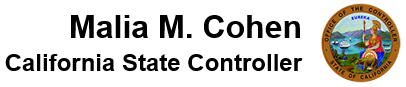 California State Controller — By the Numbers logo